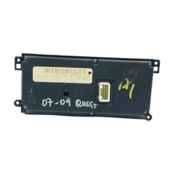 2006-2008 Nissan Quest Radio Control Cluster 68260-Zm70A - Image 2