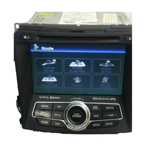 2009-2014 Hyundai Sonata GPS Navigation Radio CD Infinity 96560-3Q5054X - Image 2