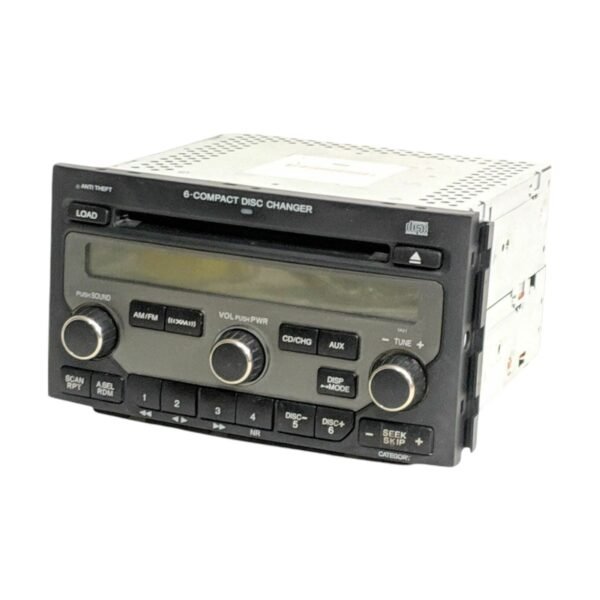 2006-2008 Honda Pilot 6 Disc CD AM/FM Radio Player 39100 S9V A70 - Image 2