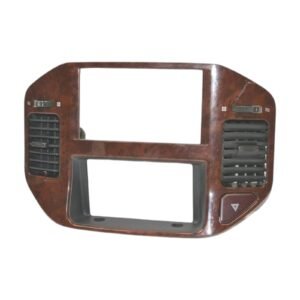 2001-2002 Mitsubishi Montero Radio Instrument Cluster Wood Grain Bezel Mr456372