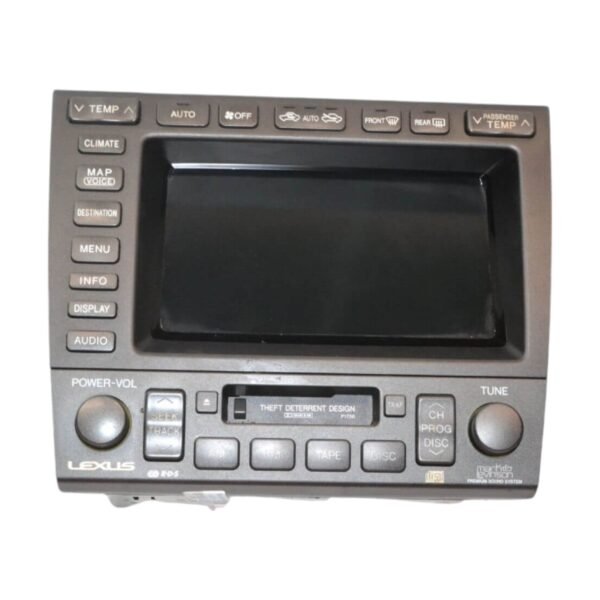 2002-2005 Lexus Gs300 Gs430 Mark Levinson Radio Navigation Display 86111-30252