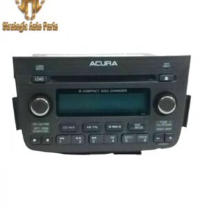 2005 Acura MDX Stereo Radio 6 Disc W Code 39100-S3V-A350 Carbon Fiber