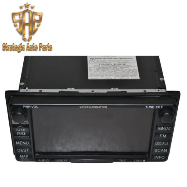 2006-2010 Toyota Sienna JBL Navigation Radio Receiver Unit 8612008161