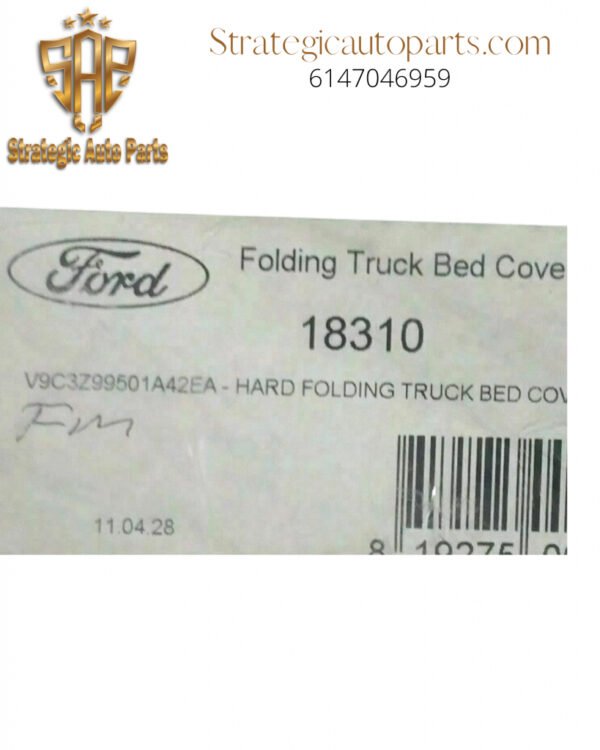 2011-2016 Ford Super Duty Hard Folding 6.5' Tonneau Cover V9C3Z-99501A42-Ea