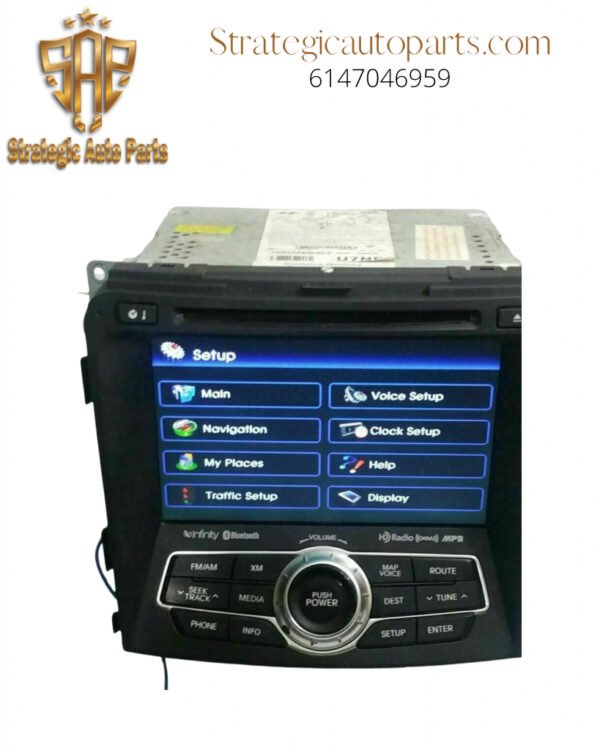 2009-2014 Hyundai Sonata GPS Navigation Radio CD Infinity 96560-3Q5054X