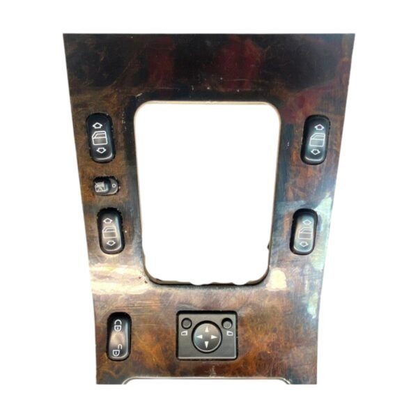 2002-2005 Mercedes W163 Center Console Window Switch Wood Grain A163 820 6910