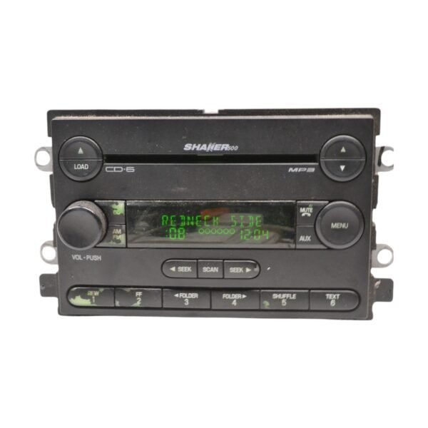 2007 Ford Mustang Shaker 500 AM/FM Radio 6CD Changer MP3 Player 7R3T18C815Nb