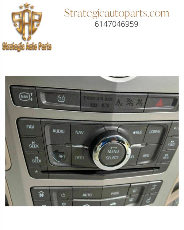 2008-2015 Cadillac CTS V AM/FM Radio Pop Up Navigation GPS Bose 25968621