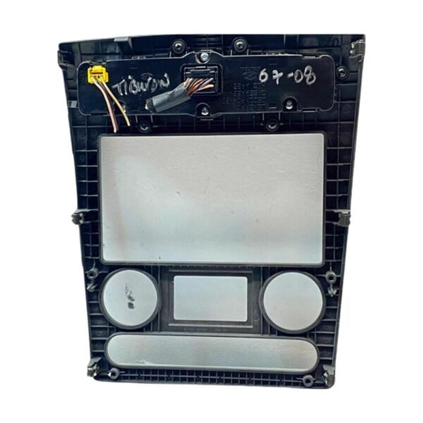 2007-2008 Hyundai Tiburon Radio Instrument Panel Bezel Silver 84761 2C050 - Image 2