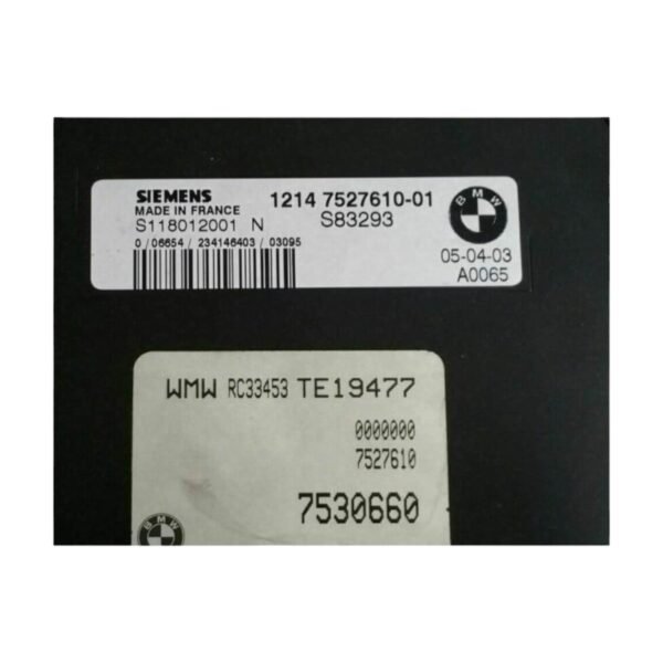 2004 Mini Cooper ECU ECM Computer 12147527610-01 - Image 2