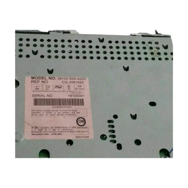 2002 Honda Odyssey Cd Disc Player 39100S0Xa22 - Image 2
