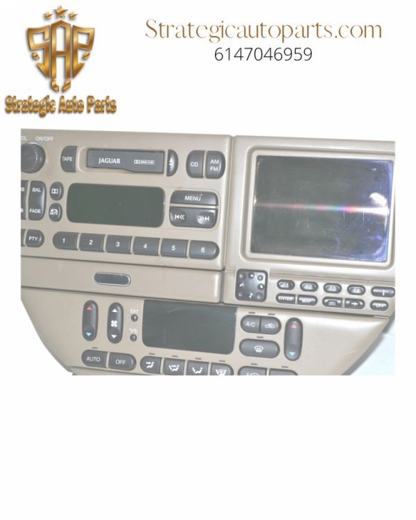 2000-2002 Jaguar S-Type Navigation Radio Ac/Heater System