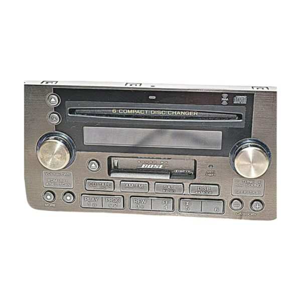 1990-2004 Acura Rl 6 Disc Changer Radio Bose Stereo AM FM 39101-Sz3-A713-M1 - Image 2