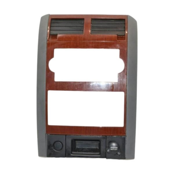 2004-2009 Dodge Durango - Woodgrain Radio Climate Control Bezel 5HY55ZJ8AB