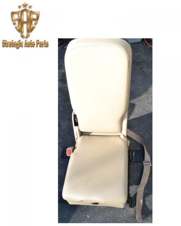 2010-2014 Chevrolet Silverado 1500 2500 3500 - Center Jump Seat Console Split Bench Seat Cashmere Leather 20904096 - Image 4