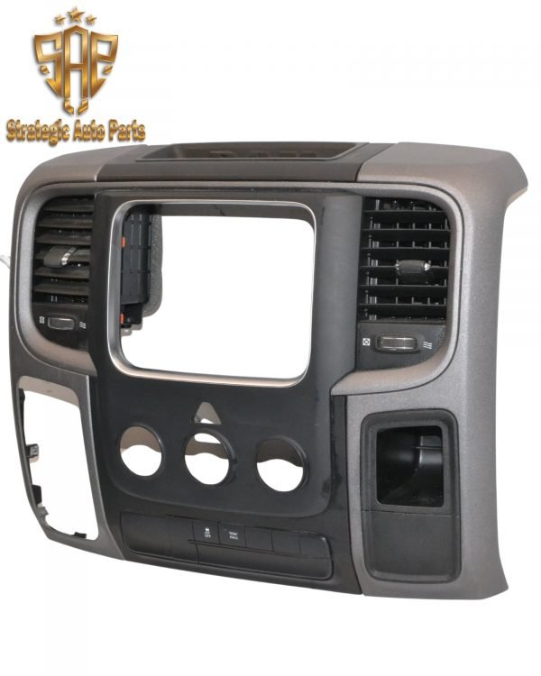 2013-2022 Dodge Ram 1500 2500 3500 - Radio Climate Control Instrument Panel Bezel 1UJ96DX9AL - Image 3