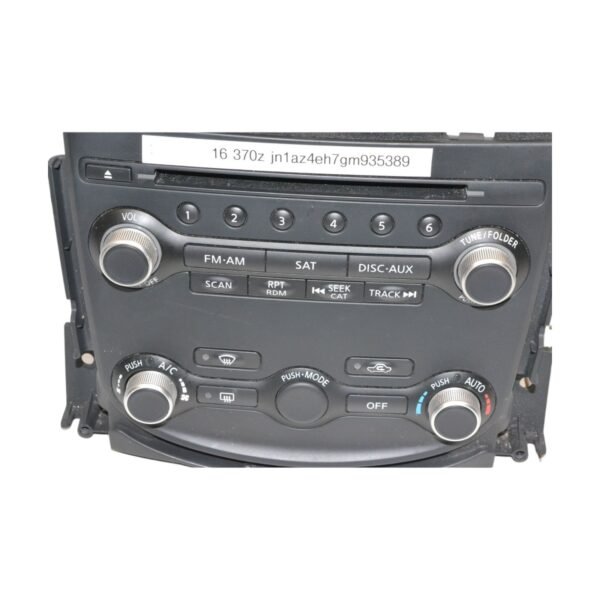 2010-2020 Nissan 370Z - Navigation Radio Control Switch/ Climate Control 25391-1EA6A - Image 2
