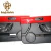 1998-2008 Volkswagen New Beetle Convertible Driver & Passenger Door Panel Set Red/Black Leather 1C0-868-107-B-MBX