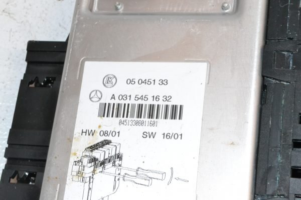 2000-2006 Mercedes-Benz S-Class - Rear Sam Fuse Box A0315451632