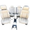 2004-2012 Hummer H3 Front & Rear Seats TV/ Headrests Leather Tan 89041536