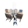 2004-2012 Hummer H3 Front & Rear Seats TV/ Headrests Leather Tan 89041536 - Image 4